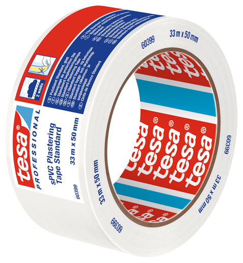Tesa 60399 Putzband PVC Standard 33m:50mm, weiß