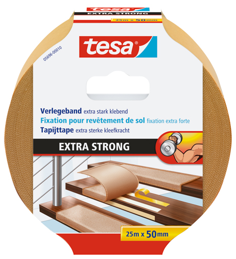 Tesa 5696 Verlegeband 25m:50mm, extra stark, doppelseitig