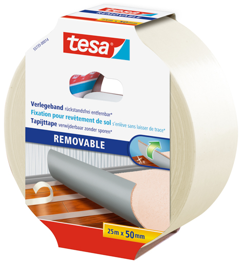 Tesa 55735 Verlegeband 25m:50mm, rückstandsfrei entfernbar