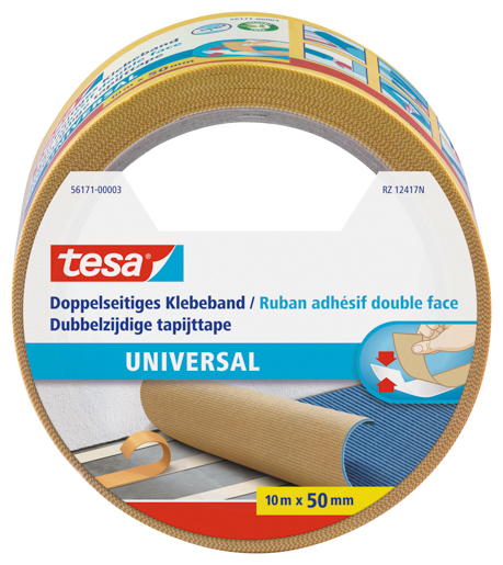 Tesa 56171 Klebeband universal 10m:50mm, doppelseitig
