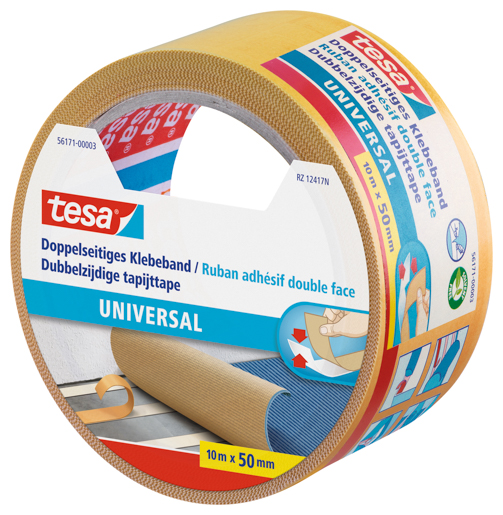 Tesa 56171 Klebeband universal 10m:50mm, doppelseitig