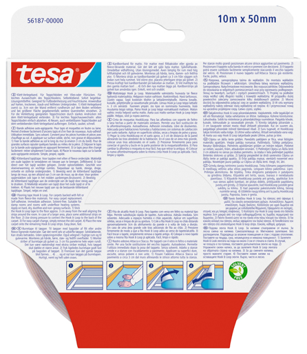 Tesa 56187 Klett-Verlegeband 10m:50mm
