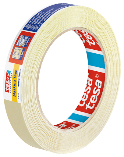 Tesa 4323 Tesakrepp Basic 50m:19mm, hellbeige