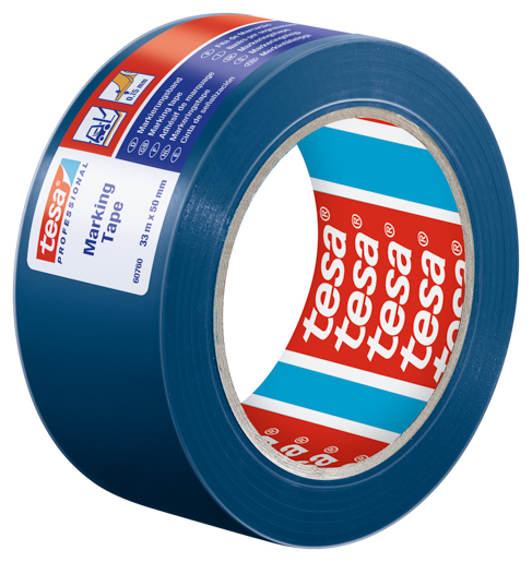 Tesa 60760 Bodenmarkierungsband 33m:50mm, blau