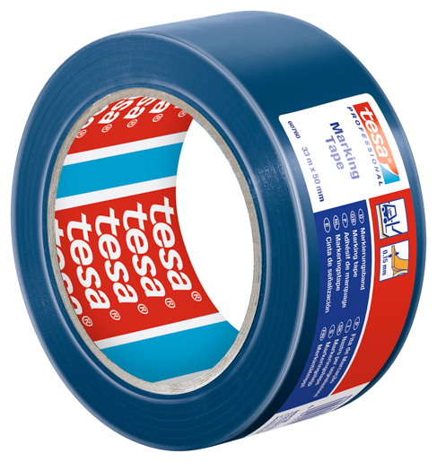 Tesa 60760 Bodenmarkierungsband 33m:50mm, blau