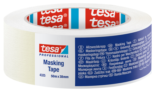 Tesa 4325 Tesakrepp Allzweckkrepp 50m:38mm, hellbeige
