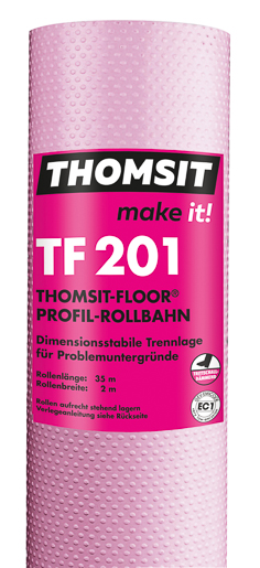 Thomsit TF 201 Profil-Rollbahn 1,30 mm stark / 200 cm breit