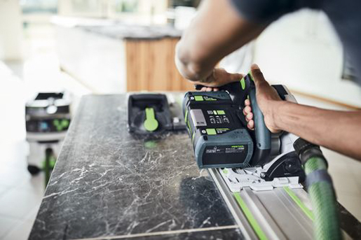 Festool 577025 Aktion Akku-Tauchsäge 1x TSC 55 KEB-Basic + 2x Akkupack BP 18
