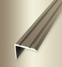 MPlus Winkelprofil 235 SK SBS 100cm 20 x 24,5mm Alu Sand elox. F9 gerillt