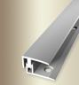 MPlus Abschlussprofil 557 7 - 12mm 100cm Alu Silber elox. F4 Mono Clip