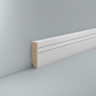 MPlus Südbrock SL 721.1558 250cm 16x58mm MDF Folie weiß eckig+Nut lackf.