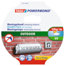 Tesa 55751 Montageband Powerbond 5m:19mm, doppelseitig, outdoor