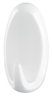 Tesa 58013 Powerstrips Haken Large oval, weiß, bis 2KG, 2STK
